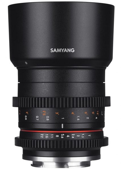 Samyang 50mm T1.3 cine lens