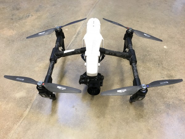 The Inspire 1 newly equipped with Zenmuse X5