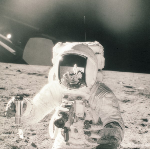 Special Hasselblad cameras were used to document the moon landings