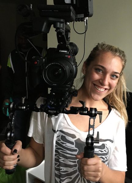 The documentary's subject London Kaye gets to try out the C300 mkII