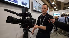 Newsshooter at CCWNAB Show New York Sony PXW X400 23 HD ENG camera