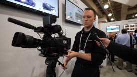 Newsshooter at CCWNAB Show New York Sony PXW X400 23 HD ENG camera