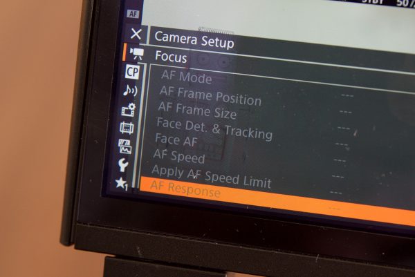 Auto focus functionality is completely disabled in Slow & Fast Motion modes. 