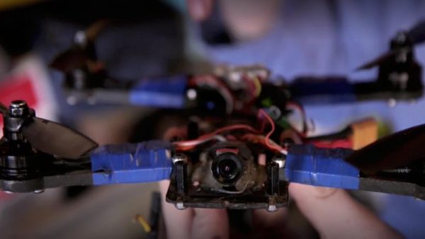 It might not look like much , but drones like this one can reach speeds of up to 70mph