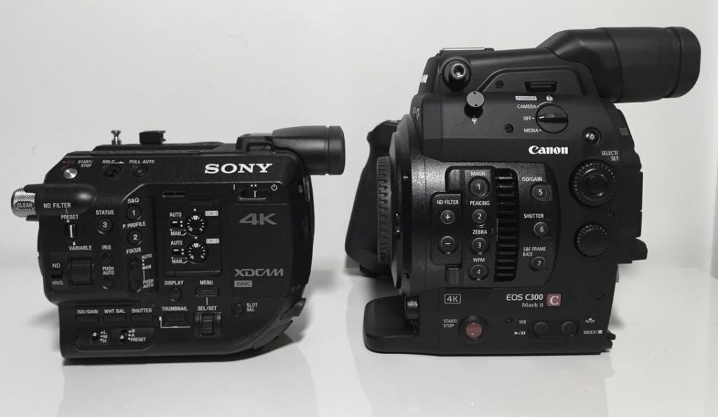 The FS5 vs Canon C300 Mk II