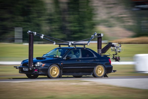 The chase car used to capture close up images. Photo: Miles Holden http://www.milesholden.com