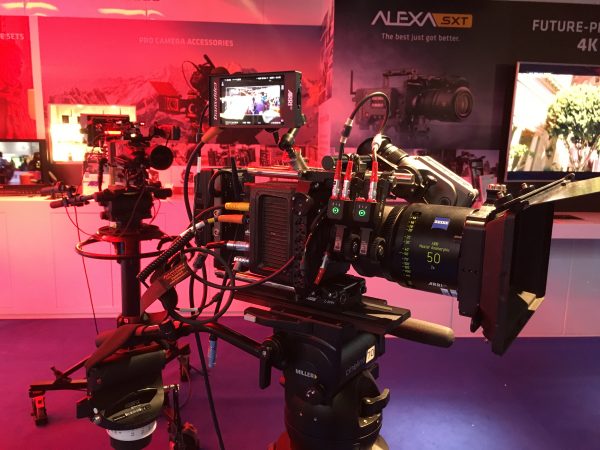 The Alexa MINI running SUP 4.0 in anamorphic.