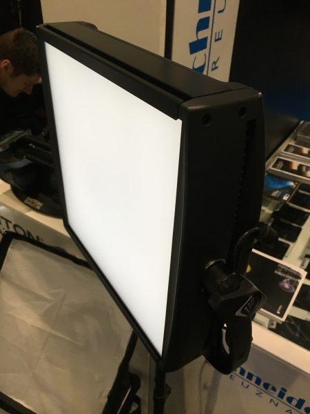 The Lightpanels Astra 1x1 Soft bi-colour.