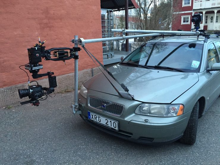 BVE 2016 The Flowcine Black arm a super stabilised gimbal mount for your vehicle Newsshooter