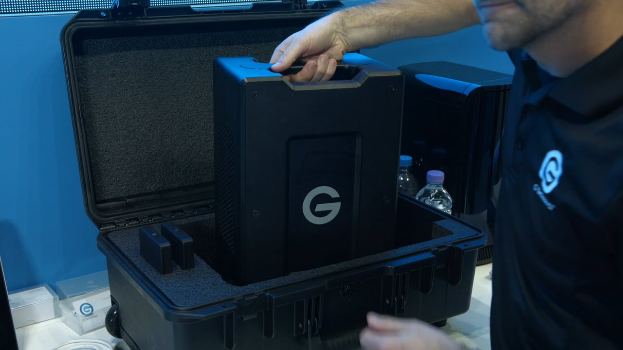 BVE 2016: G-Technology G-Speed Shuttle XL - a giant RAID ... BVE 2016: G-Technolo