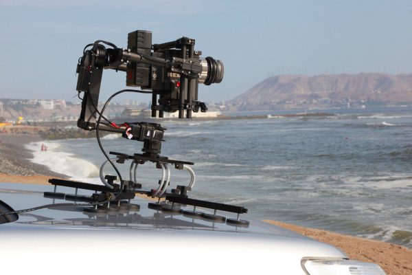 The Cloud mount can easily carry a RED camera and gimbal