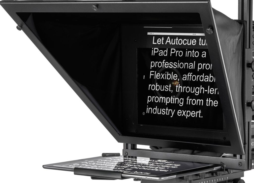 Autocue teleprompting solutions for the iPad Pro Newsshooter