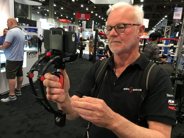 Newsshooter.com guest presenter Rodney Charters checks out the Steadicam eVo