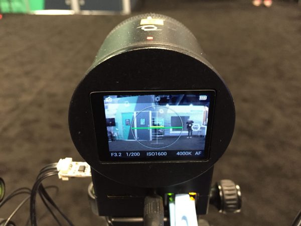 The Z-cam C1 has a small screen on the rear