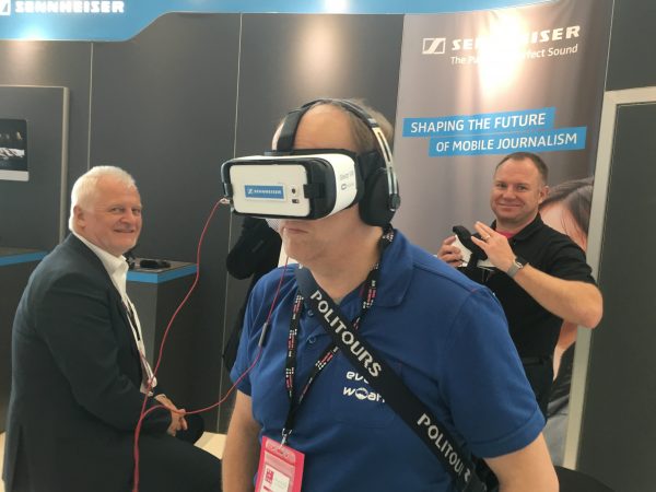 Big industry players like Sennheiser had a large presence at Mojocon