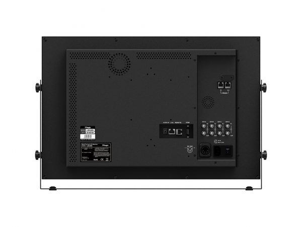 The rear of the unit features a brace of ports that support a variety of 4K inputs. XLR power means getting power on location shouldn't be an issue.