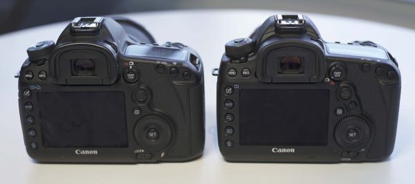 Which is which? The form factor of the new camera is the same as the Mark III.