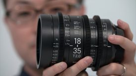 IBC 2016 Sigmas Shinji Yamaki demonstrates new cine lens range