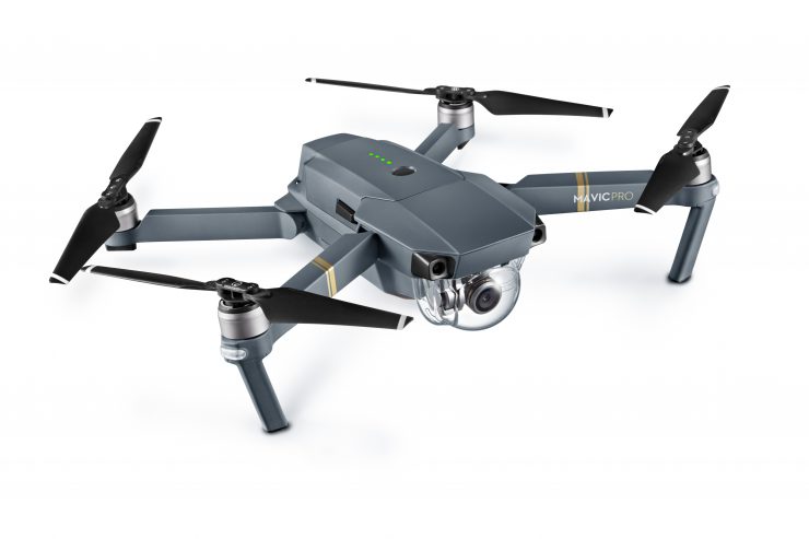 Mavic Pro Unfolded Side View from Left - Newsshooter