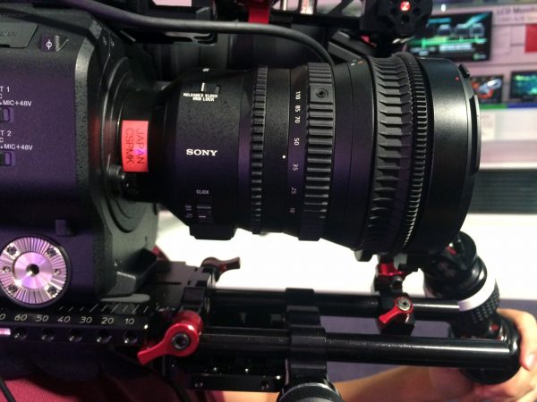 Sony 18-110mm on Zacuto Rig