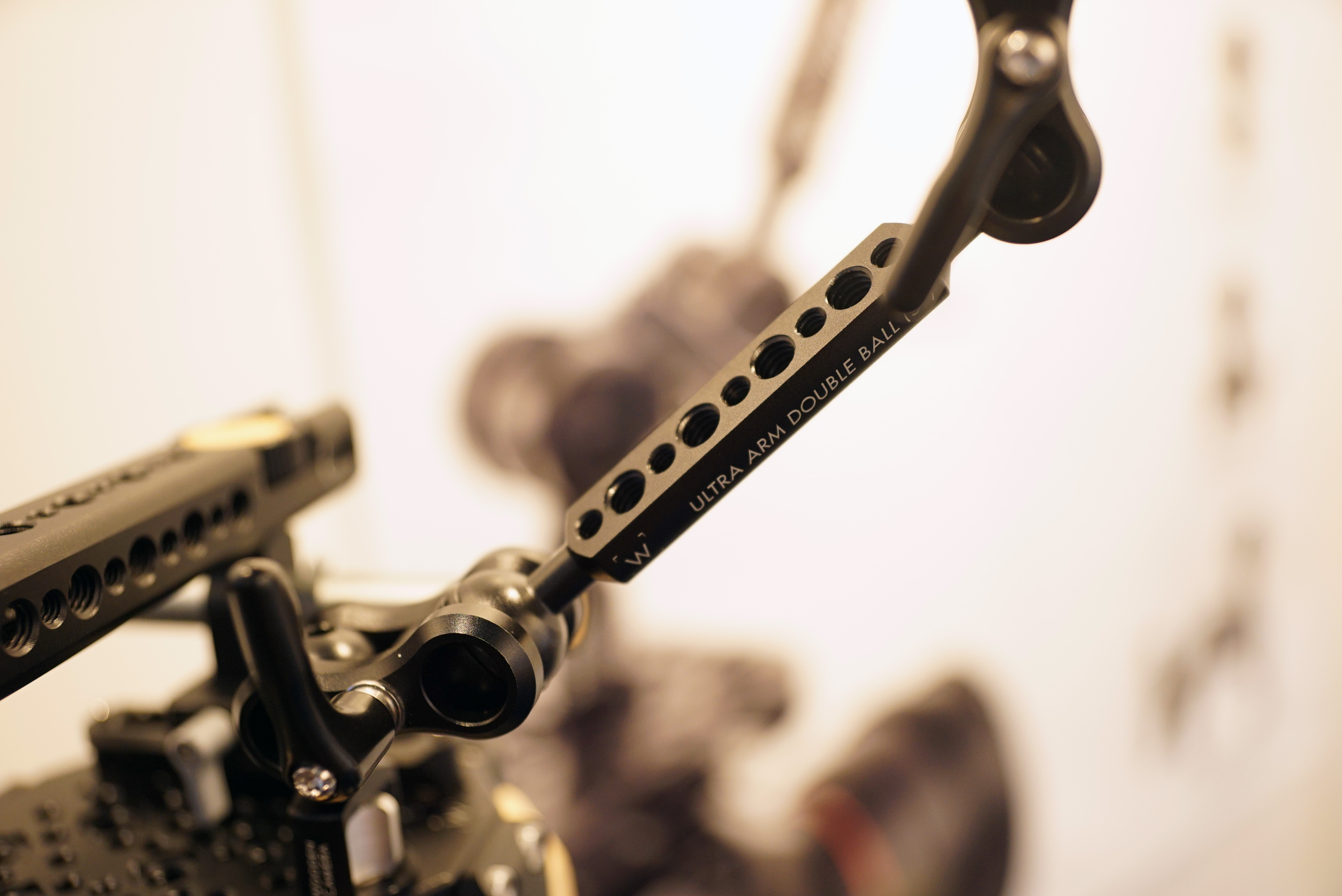 Wooden Camera Ultra Arm on Rig Newsshooter