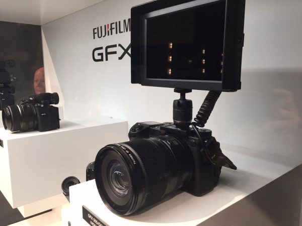 The Fujifilm GFX 50S with HDMI monitor