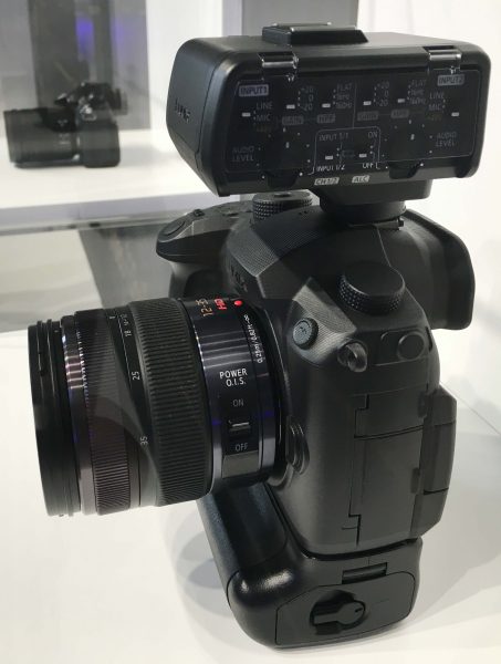 The GH5 with XLR audio pack
