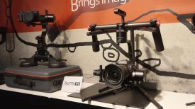 Newsshooter at Photokina 2016 Pilotfly show new T1 gimbal and battery mounting base