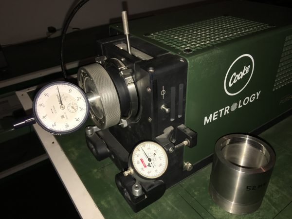 The Cooke lens projector used at G.L. Optics.