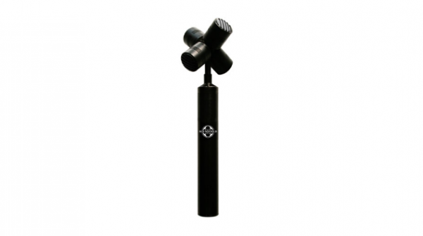 SoundField’s SPS200 has four microphones arranged in a tetrahedron.