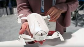 CES 2017 Dobby Pocket Drone