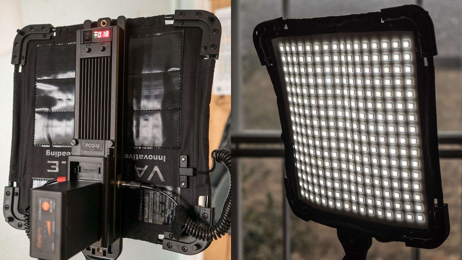 MTF services / Brightcast flexible LED light review Newsshooter