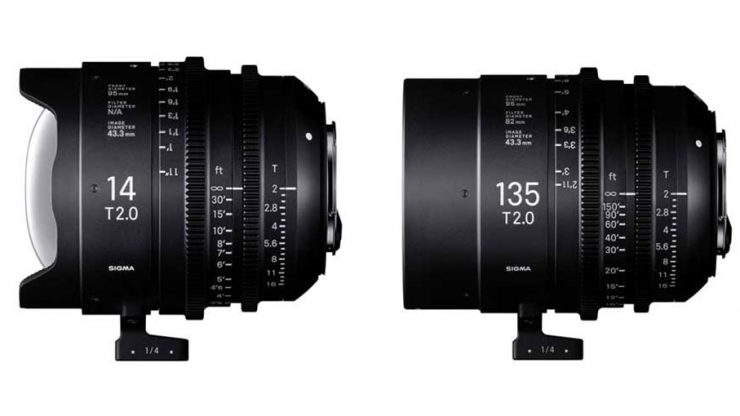 New 14 and 35mm Sigma Cine Lenses
