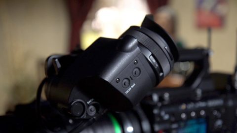 Sony DVFEL200 EVF for F5 and F55 Newsshooter at NAB 2017