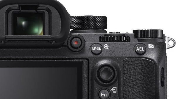 Sony a9 new video record button