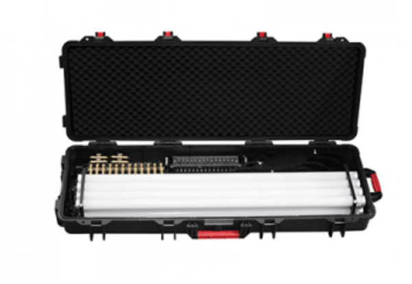 The Astera AX1 Pixeltube travel and charging case