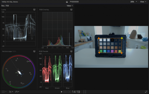 Camera Colour Chart