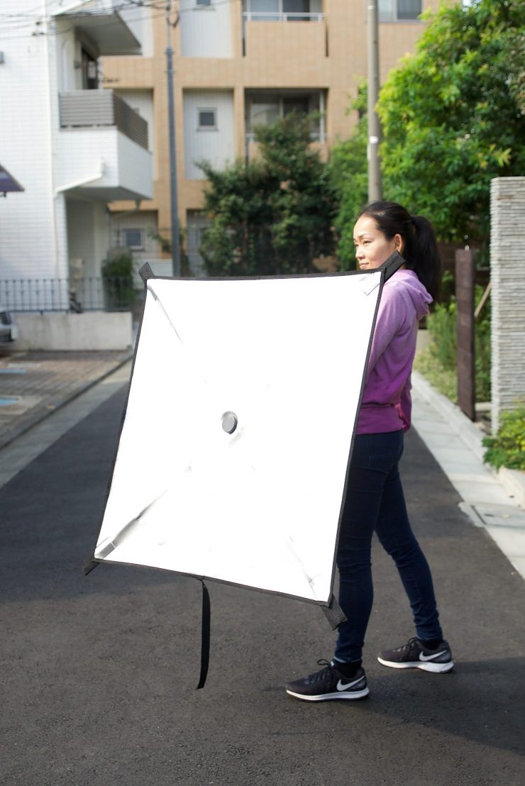 Nori SquareBounce The collapsible lighting reflector that doubles as