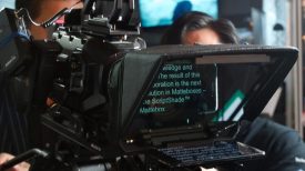 Genus teleprompter mattebox Newsshooter at IBC 2017