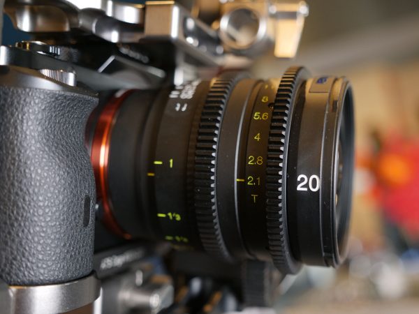 Tokina 20mm T2.1 cine lens prototype