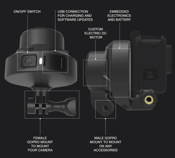 Quark – world’s smallest waterproof stabiliser for GoPro & other action cameras