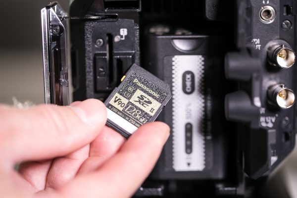 Panasonic EVA1 SDXC recording media cards