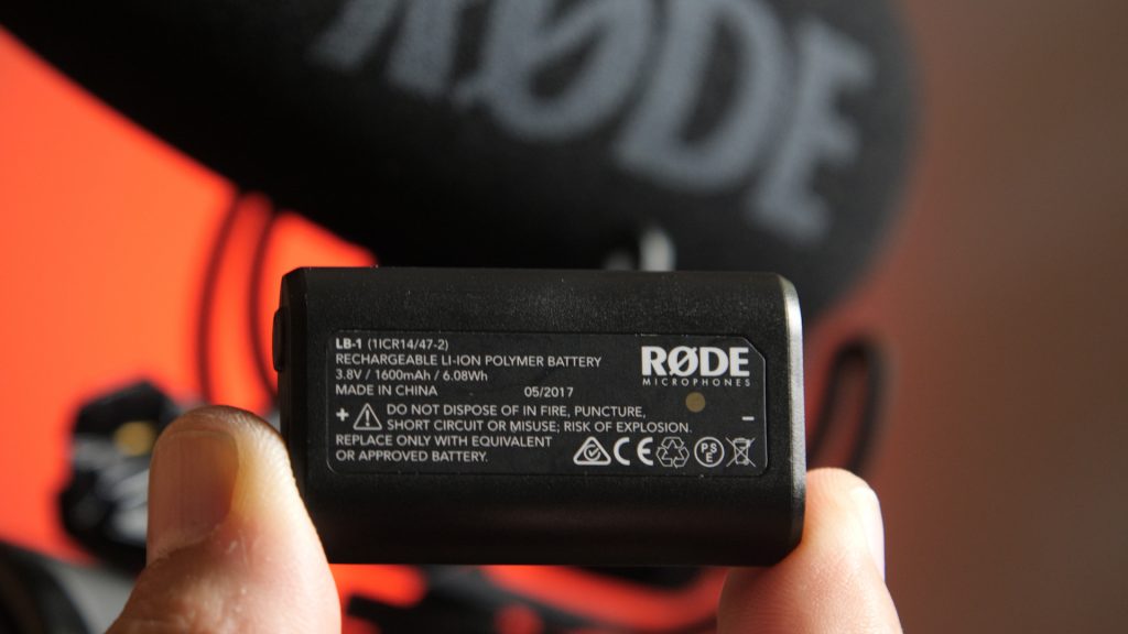 Rode VideoMic Pro+ Battery