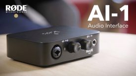 Introducing the RØDE AI 1 Studio Quality Audio Interface