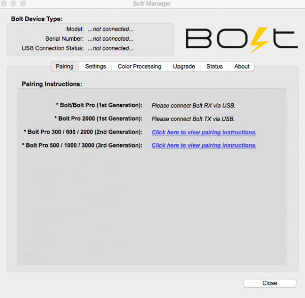703 Bolt – a Streamlined HD Monitoring solution with no cables