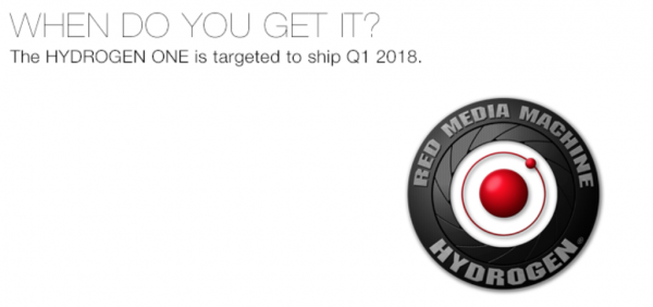 RED HYDROGEN smartphone delayed till at least summer