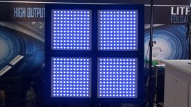 Intellytech RGB LiteCloth 2’x2′ Foldable LED Mat Newsshooter at NAB 2018 1