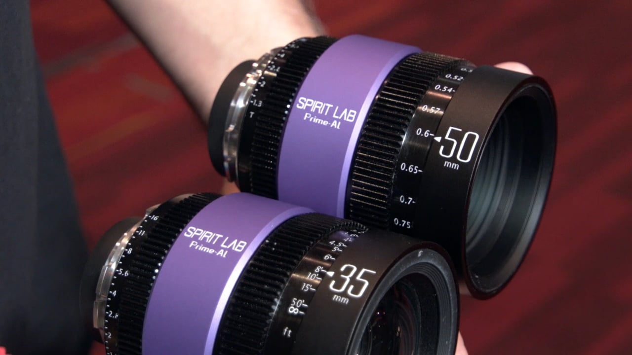 New company Spirit Lab shows line of larger than full frame cine lens