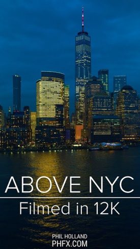 Above NYC Filmed in 12K