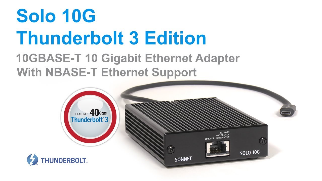 Get a faster network connection with Sonnet's new Solo 10G